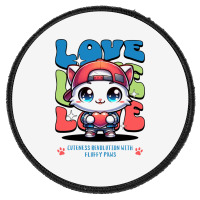 Cat Love Round Patch | Artistshot