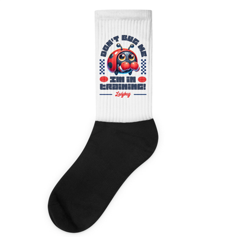 Funny Ladybug Training Quote Socks | Artistshot