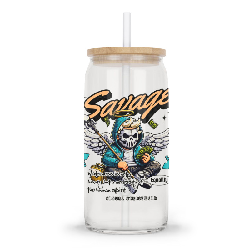 Savage Casual Glass Tumbler | Artistshot