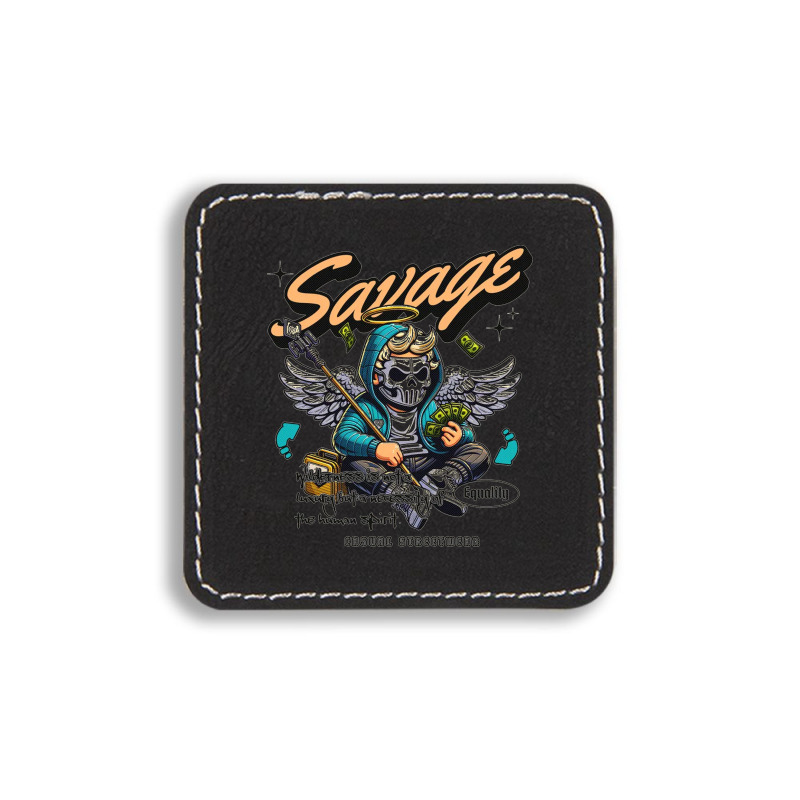 Savage Casual Square Leatherette Patch | Artistshot