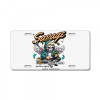 Savage Casual License Plate | Artistshot