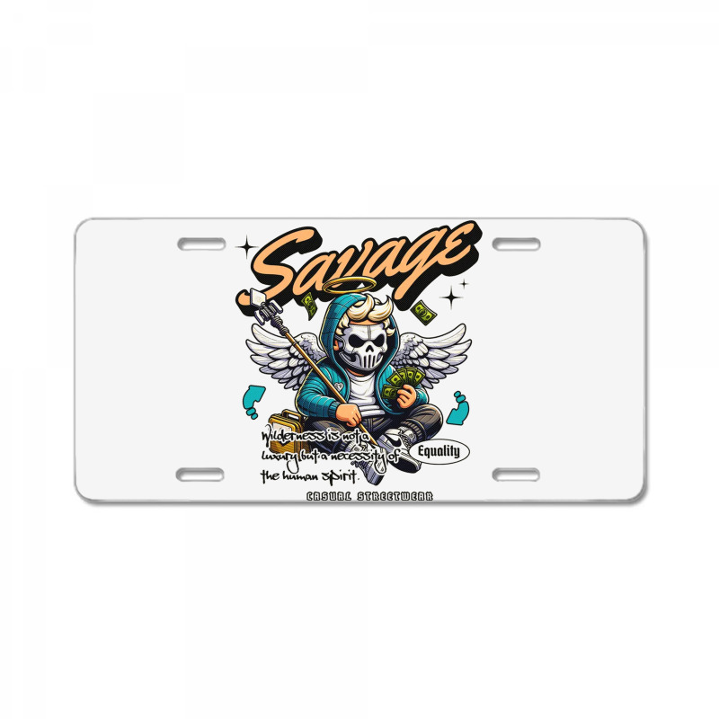 Savage Casual License Plate | Artistshot