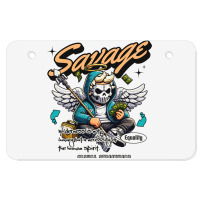 Savage Casual Atv License Plate | Artistshot