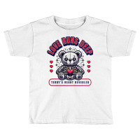 Teddy Bear X-ray Skeleton Heart Love Funny Cool Qu Toddler T-shirt | Artistshot