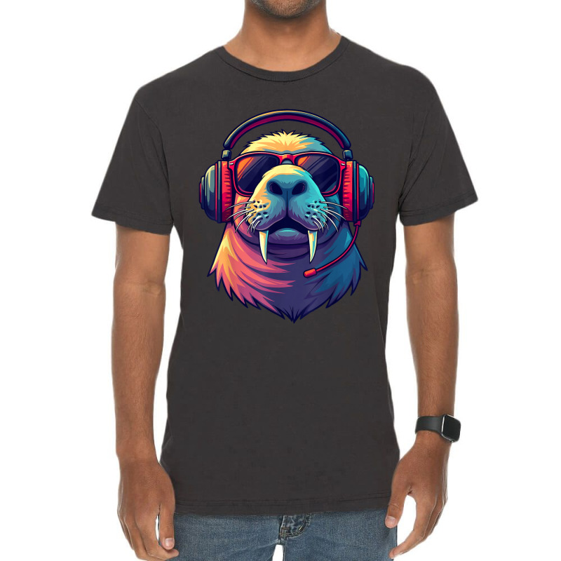 Dj Manatee Vintage T-shirt | Artistshot