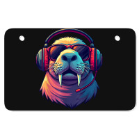 Dj Manatee Atv License Plate | Artistshot