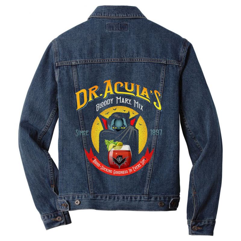 Dr. Acula's Bloody Mary Mix Men Denim Jacket | Artistshot