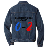 Election 2024 Game 0   2 You Missed Funny Again Men Denim Jacket | Artistshot