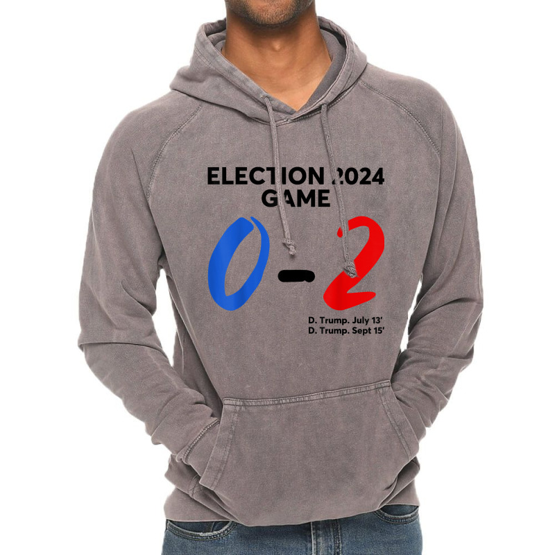 Election 2024 Game 0   2 You Missed Funny Again Vintage Hoodie | Artistshot