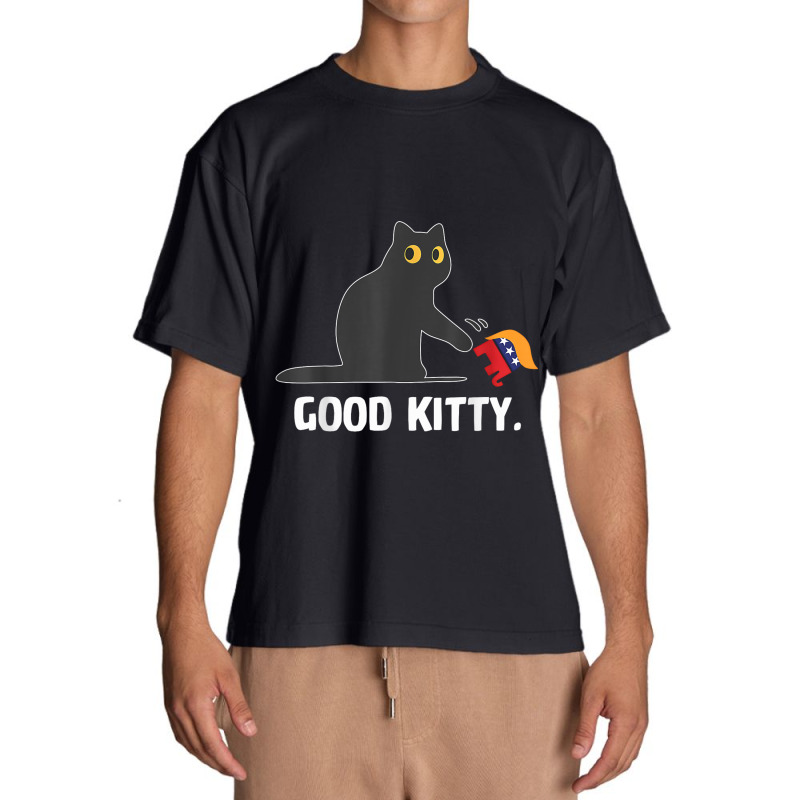 Good Kitty Funny Black Cat Trump Democrat Urban Heavy T-shirt | Artistshot