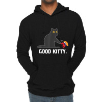 Good Kitty Funny Black Cat Trump Democrat Lightweight Hoodie | Artistshot