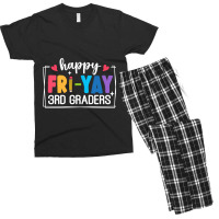 Happy Fri Yay 3rd Graders Men's T-shirt Pajama Set | Artistshot