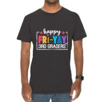 Happy Fri Yay 3rd Graders Vintage T-shirt | Artistshot