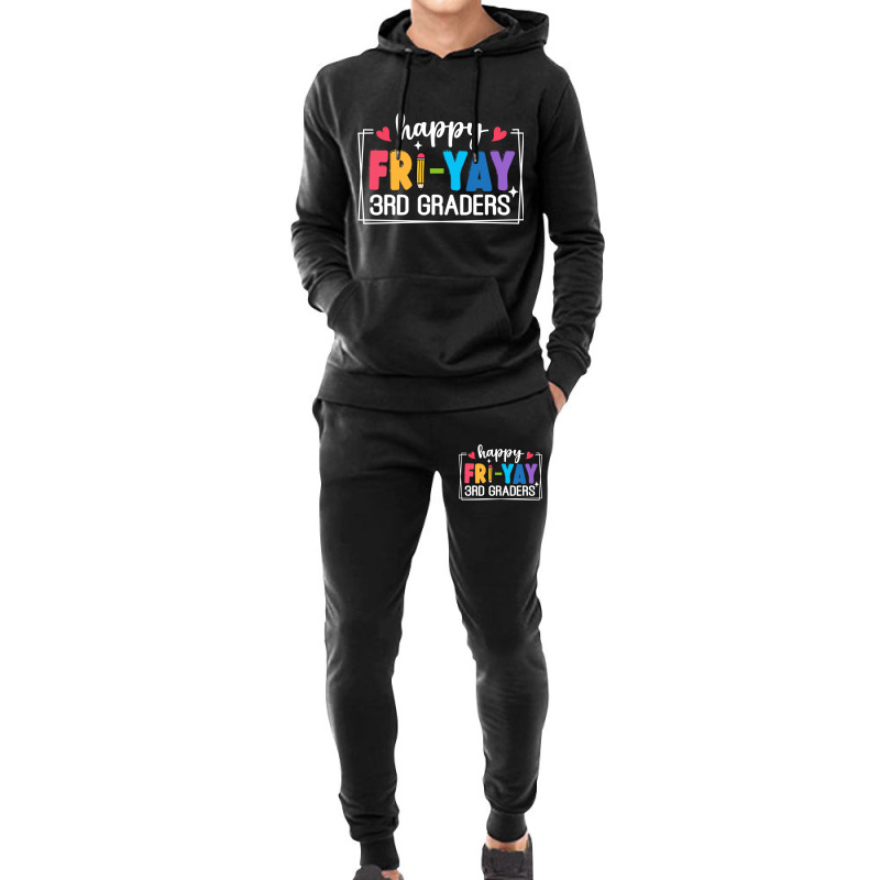 Happy Fri Yay 3rd Graders Hoodie & Jogger Set | Artistshot