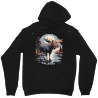 Moon Moose Unisex Hoodie | Artistshot