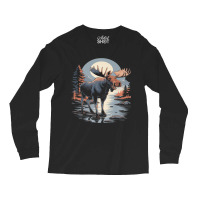 Moon Moose Long Sleeve Shirts | Artistshot