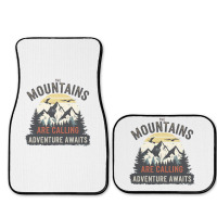 The Mountains Are Calling 2 Full Set Car Mats | Artistshot