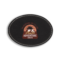 The Mountains Are Calling 3 Oval Leatherette Patch | Artistshot