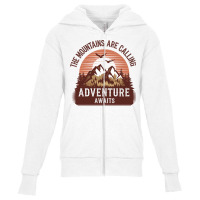 The Mountains Are Calling 3 Youth Zipper Hoodie | Artistshot