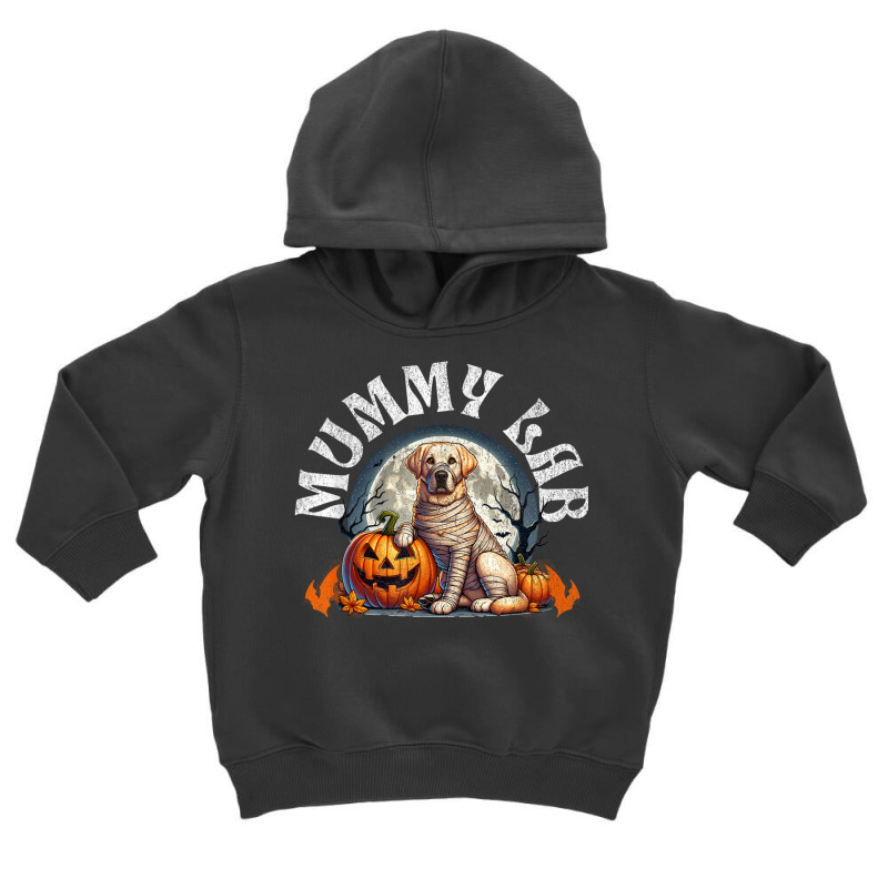 Mummy Lab Halloween Dog Toddler Hoodie | Artistshot