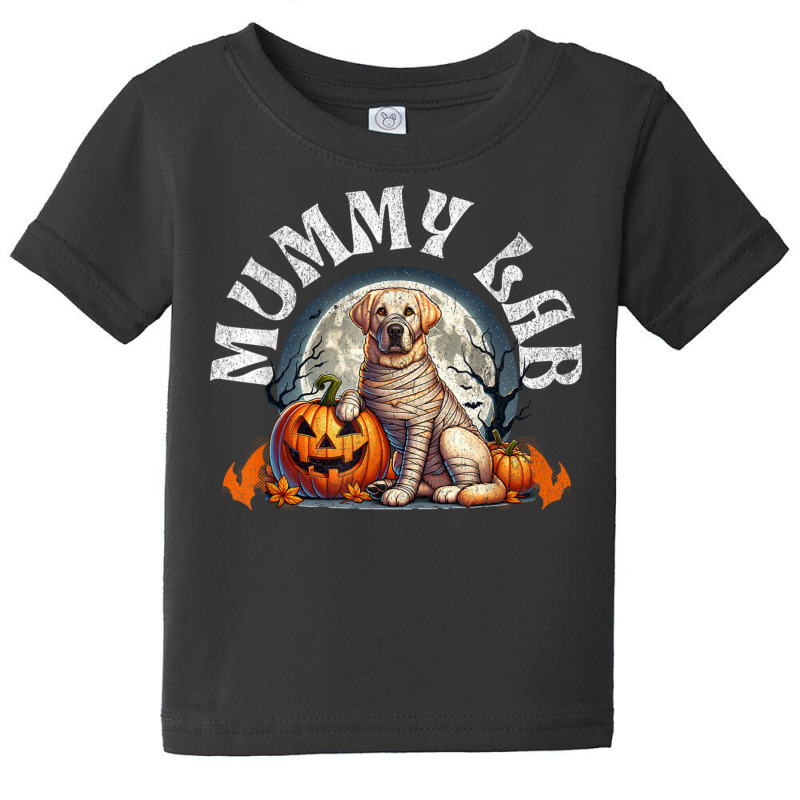 Mummy Lab Halloween Dog Baby Tee | Artistshot