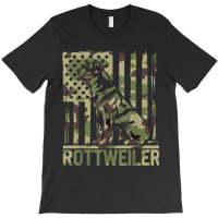 Rottweiler   Usa American Flag Camouflage Dog Owne T-shirt | Artistshot