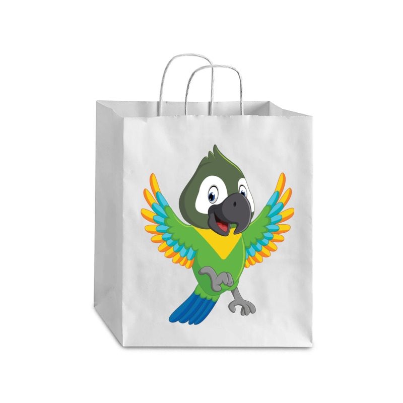 Senegal Parrot Colorful Debie Paper Bag - 10 X 5 X 13 | Artistshot