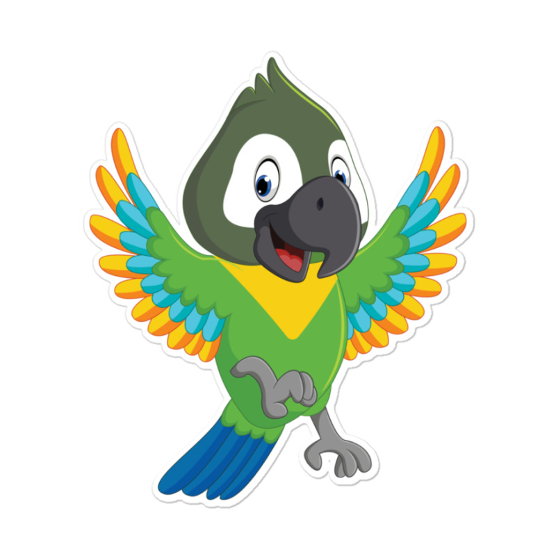 Senegal Parrot Colorful Sticker | Artistshot