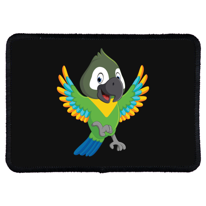 Senegal Parrot Colorful Rectangle Patch | Artistshot