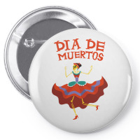 Dia De Muertos, Skull, Skulls, Skeleton, Dance Pin-back Button | Artistshot