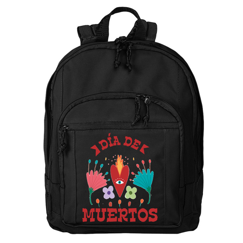 Dia De Muertos, Flowers, Eyes Basic Backpack | Artistshot