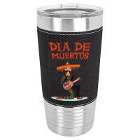 Dia De Muertos, Guitar, Music Leatherette Tumbler | Artistshot