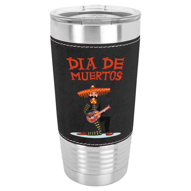 Dia De Muertos, Guitar, Music Leatherette Tumbler | Artistshot