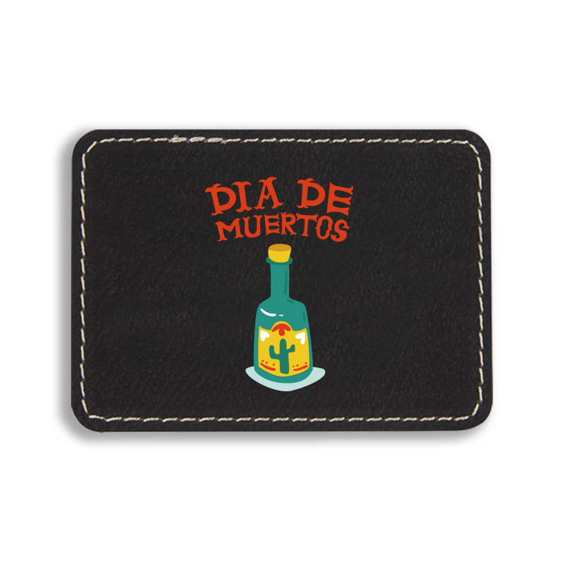 Dia De Muertos, Cactus Rectangle  Leatherette Patch | Artistshot