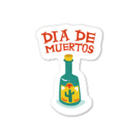 Dia De Muertos, Cactus Sticker | Artistshot