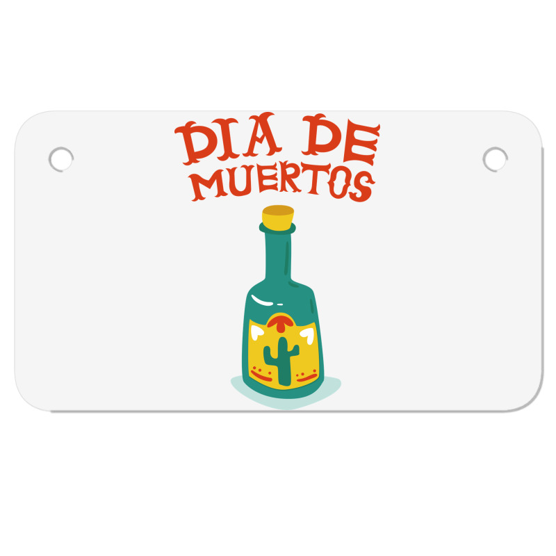 Dia De Muertos, Cactus Motorcycle License Plate | Artistshot