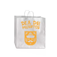 Dia De Muertos, Flowers Jumbo Paper Bag - 18 X 7 X 18 3/4 | Artistshot