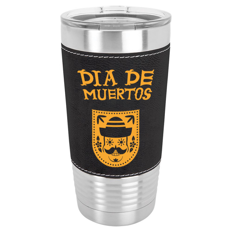 Dia De Muertos, Flowers Leatherette Tumbler | Artistshot