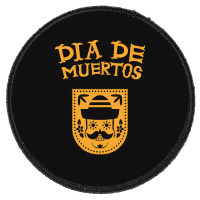 Dia De Muertos, Flowers Round Patch | Artistshot