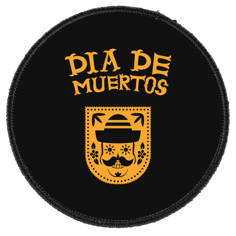 Dia De Muertos, Flowers Round Patch | Artistshot