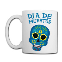 Dia De Muertos, Skull, Skuls, Skeleton, Flowers Coffee Mug | Artistshot