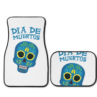 Dia De Muertos, Skull, Skuls, Skeleton, Flowers Full Set Car Mats | Artistshot