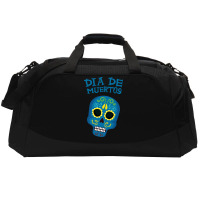 Dia De Muertos, Skull, Skuls, Skeleton, Flowers Active Duffel | Artistshot