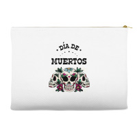 Dia De Muertos, Skull, Skuls, Skeleton, Flowers Accessory Pouches | Artistshot