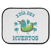 Dia De Muertos, Bird, Birds, Flowers Rear Car Mat | Artistshot