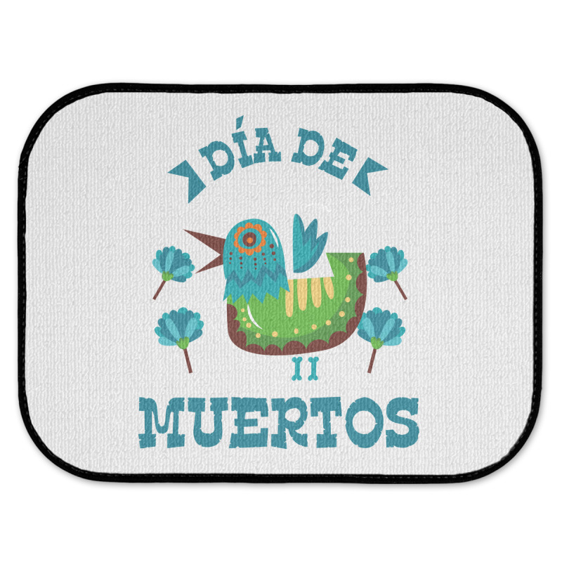 Dia De Muertos, Bird, Birds, Flowers Rear Car Mat | Artistshot