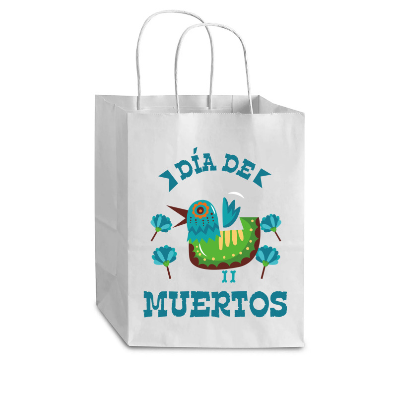 Dia De Muertos, Bird, Birds, Flowers Cub Paper Bag - 8 X 4 1/2 X 10 1/4 | Artistshot