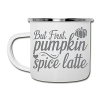 But First Pupmpkin Spice Latte, Halloween Camper Cup | Artistshot