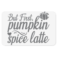 But First Pupmpkin Spice Latte, Halloween Atv License Plate | Artistshot