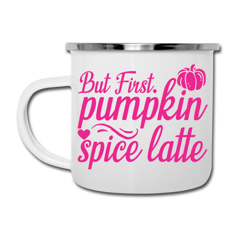 But First Pupmpkin Spice Latte, Halloween Camper Cup | Artistshot